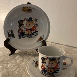 Vintage Winterling Roslau Bavaria Humpty Dumpty (3) Pc Set
